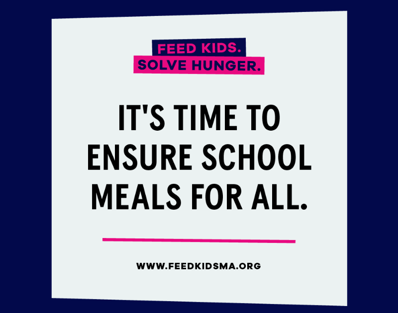 it's time to ensure school meals for all graphic